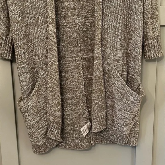 Anthropologie Sparrow Far From Whistler Open Front Cardigan Sweater Size Medium - Picture 6 of 9